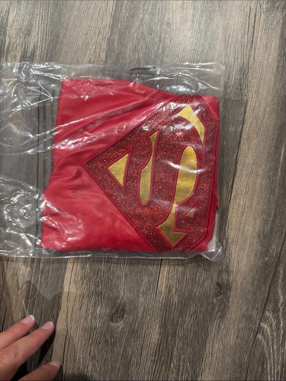 Supergirl Girls' Halloween Costume Dress with Red Cape - Girls' S (6/6X)